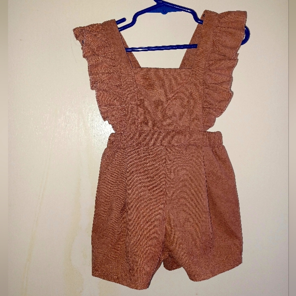 Baby Girl Corduroy Overalls - 12 months